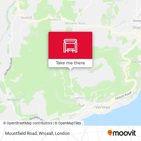 Mountfield Road, Wroxall map