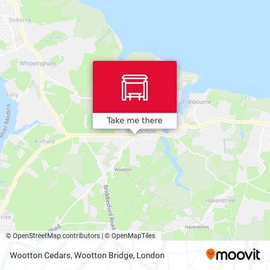Wootton Cedars, Wootton Bridge map
