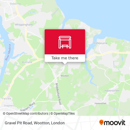 Gravel Pit Road, Wootton map