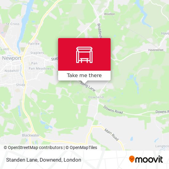 Standen Lane, Downend map