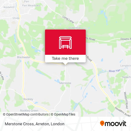 Merstone Cross, Arreton map