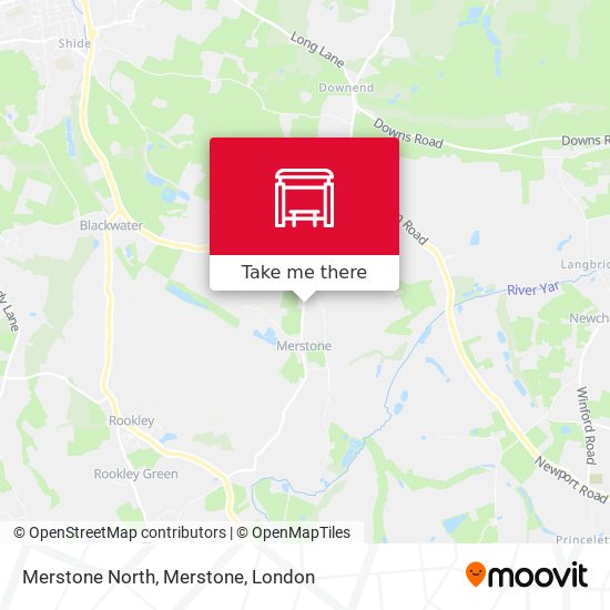 Merstone North, Merstone map