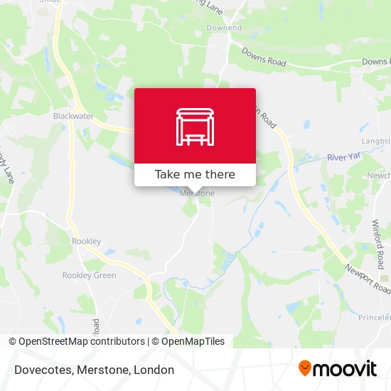 Dovecotes, Merstone map