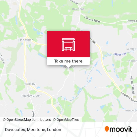 Dovecotes, Merstone map
