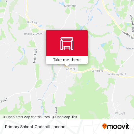 Primary School, Godshill map