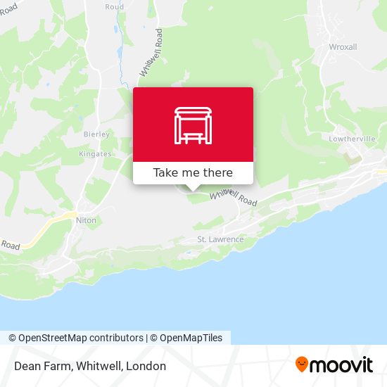 Dean Farm, Whitwell map