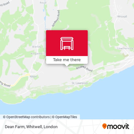 Dean Farm, Whitwell map