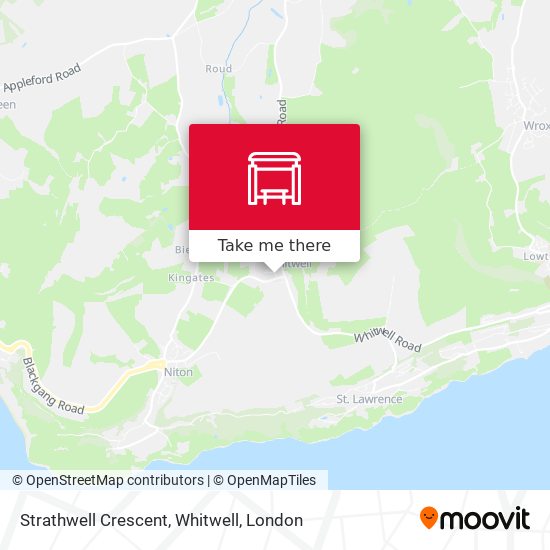 Strathwell Crescent, Whitwell map