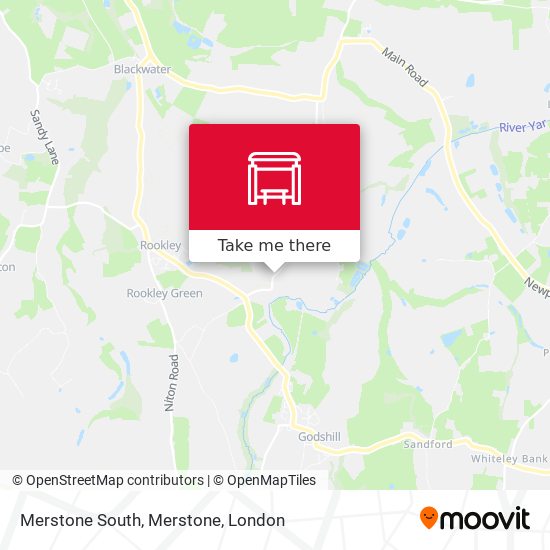Merstone South, Merstone map