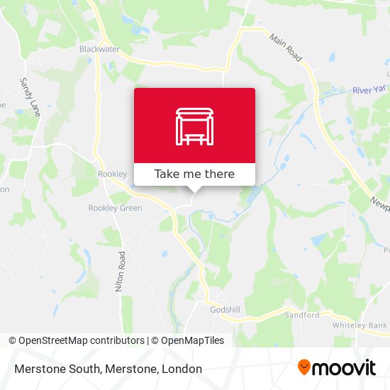 Merstone South, Merstone map