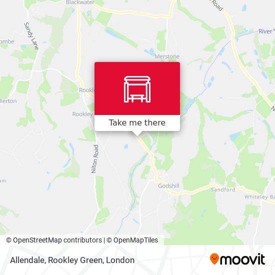 Allendale, Rookley Green map