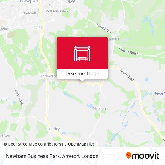 Newbarn Business Park, Arreton map