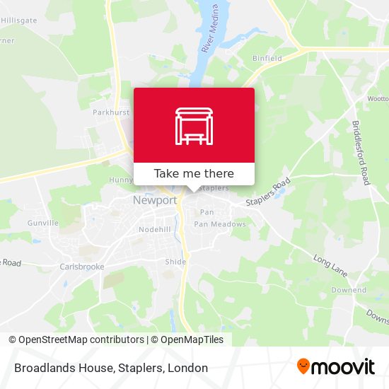 Broadlands House, Staplers map