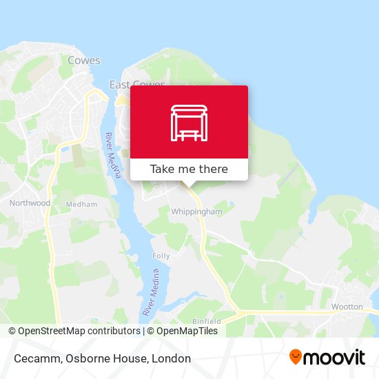 Cecamm, Osborne House map