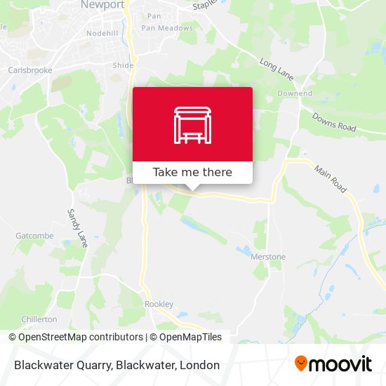 Blackwater Quarry, Blackwater map