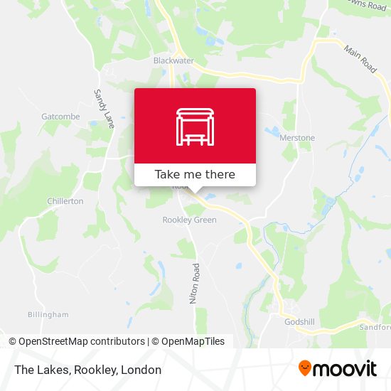 The Lakes, Rookley map