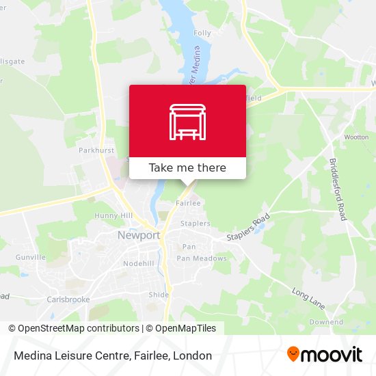 Medina Leisure Centre, Fairlee map