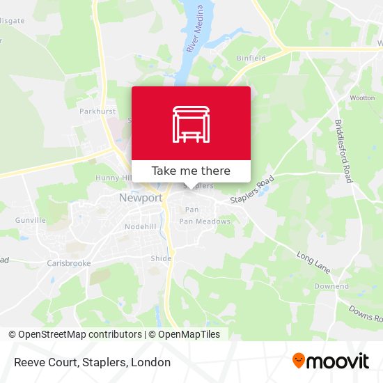 Reeve Court, Staplers map