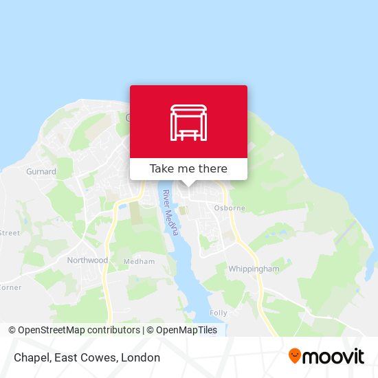 Chapel, East Cowes map