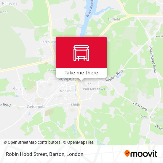 Robin Hood Street, Barton map