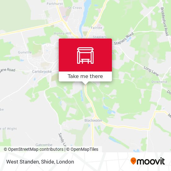 West Standen, Shide map