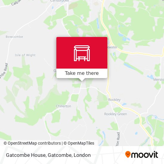 Gatcombe House, Gatcombe map