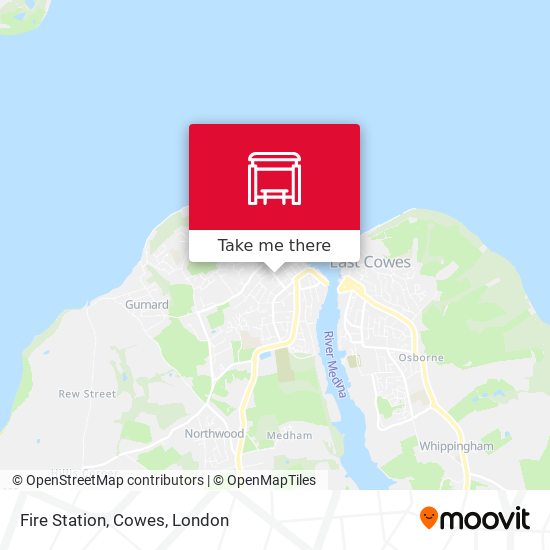 Fire Station, Cowes map