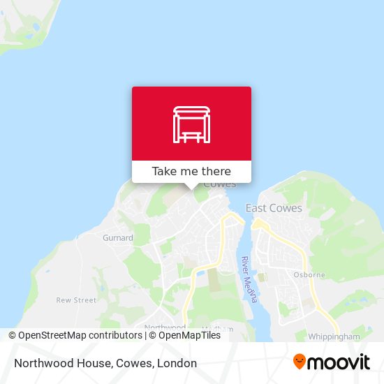Northwood House, Cowes map