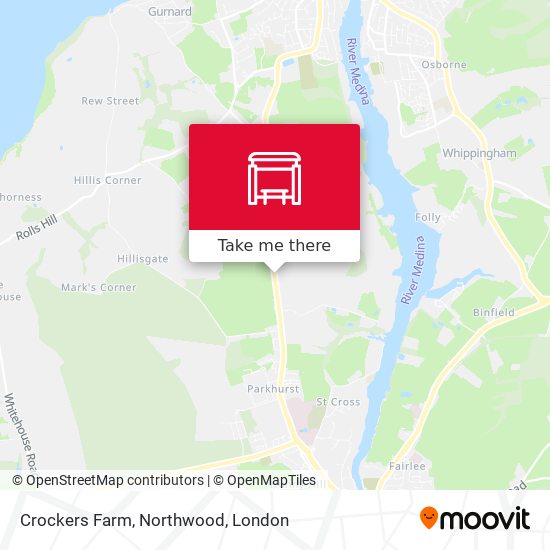 Crockers Farm, Northwood map
