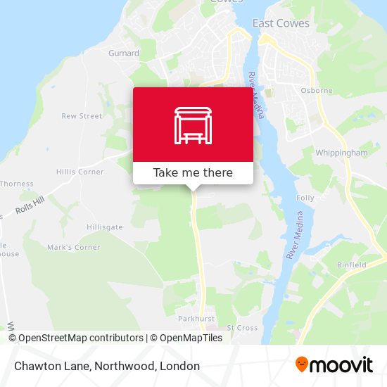 Chawton Lane, Northwood map