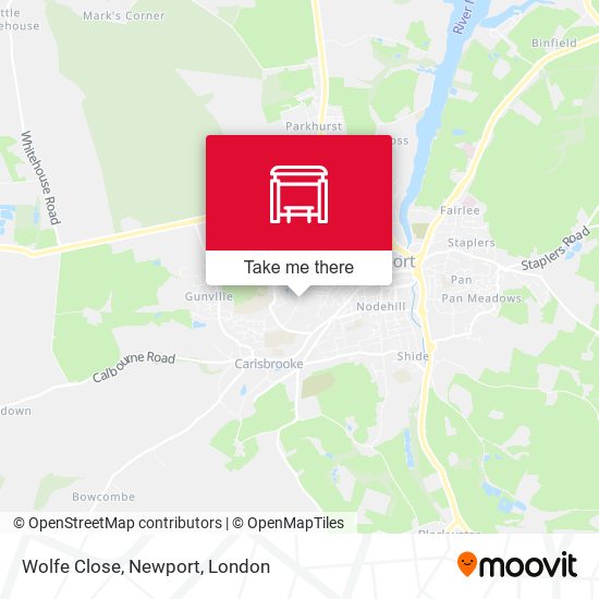 Wolfe Close, Newport map