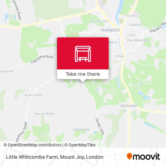 Little Whitcombe Farm, Mount Joy map