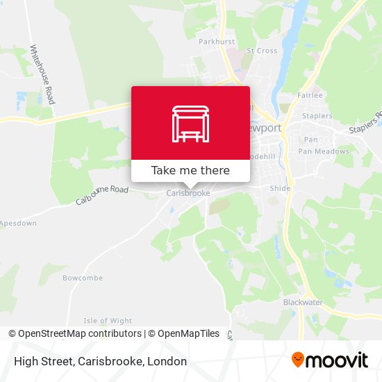 High Street, Carisbrooke map
