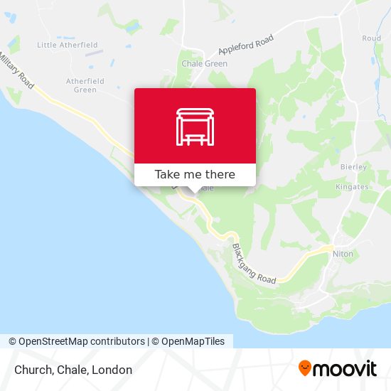 Church, Chale map