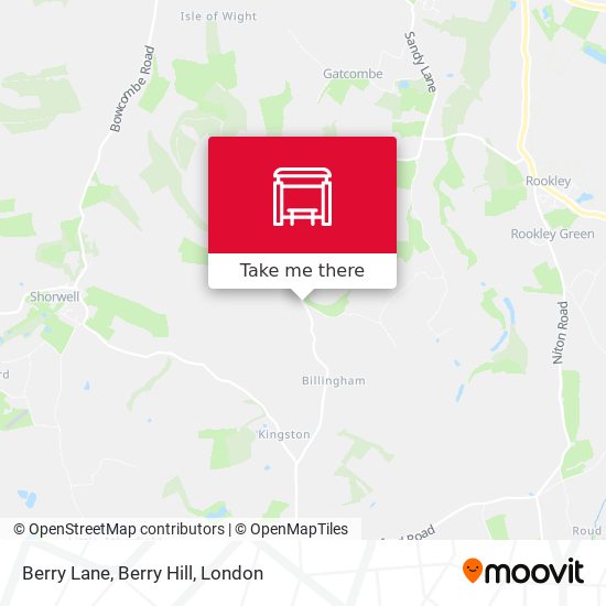 Berry Lane, Berry Hill map