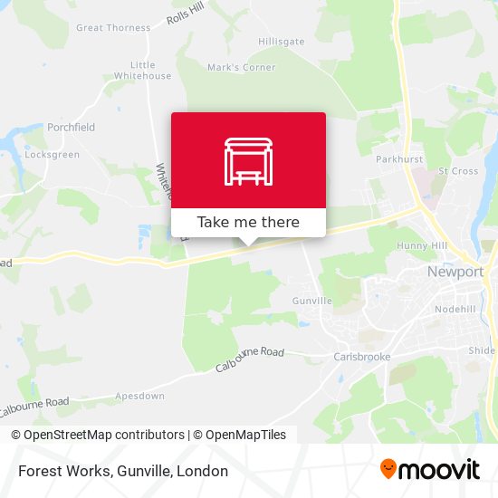 Forest Works, Gunville map