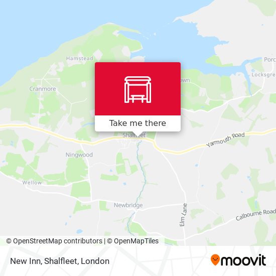 New Inn, Shalfleet map