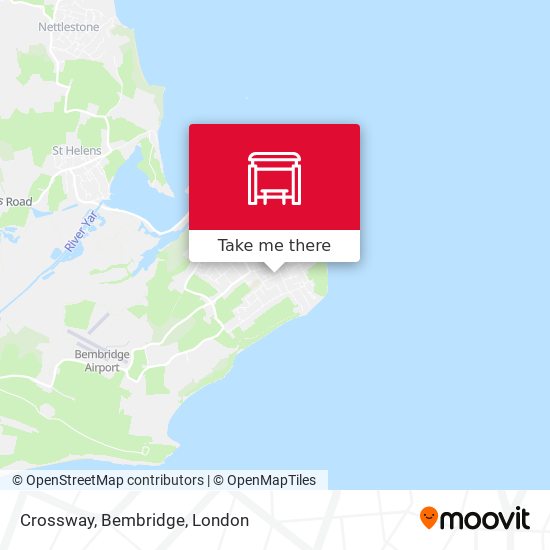 Crossway, Bembridge map