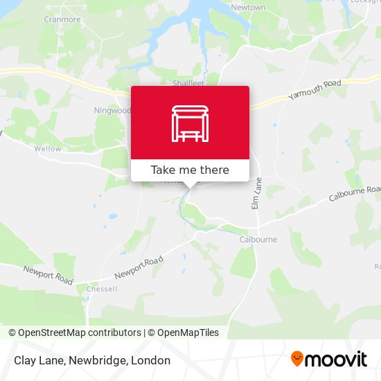 Clay Lane, Newbridge map