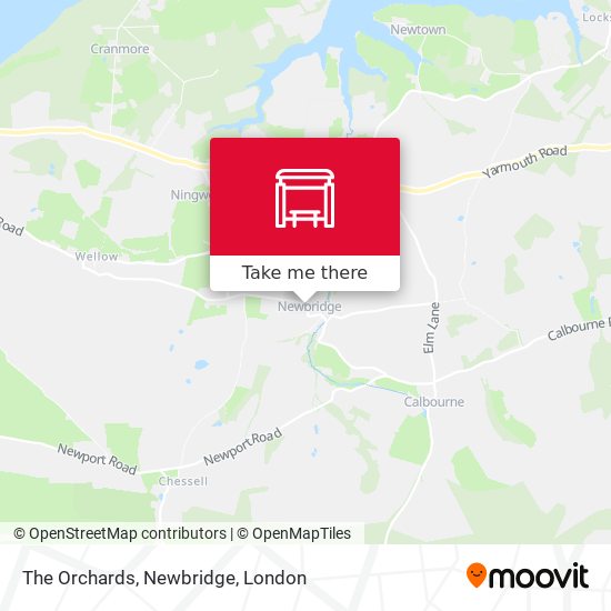 The Orchards, Newbridge map
