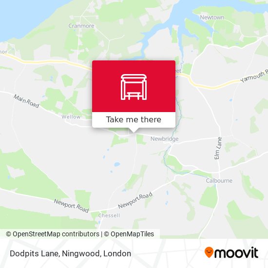 Dodpits Lane, Ningwood map