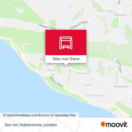Sun Inn, Hulverstone map