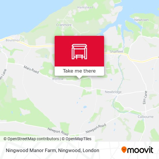 Ningwood Manor Farm, Ningwood map