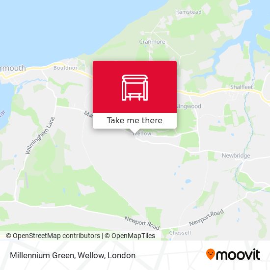 Millennium Green, Wellow map