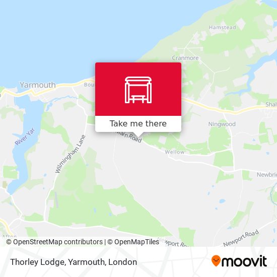 Thorley Lodge, Yarmouth map