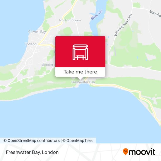 Freshwater Bay map