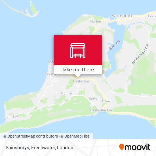 Sainsburys, Freshwater map