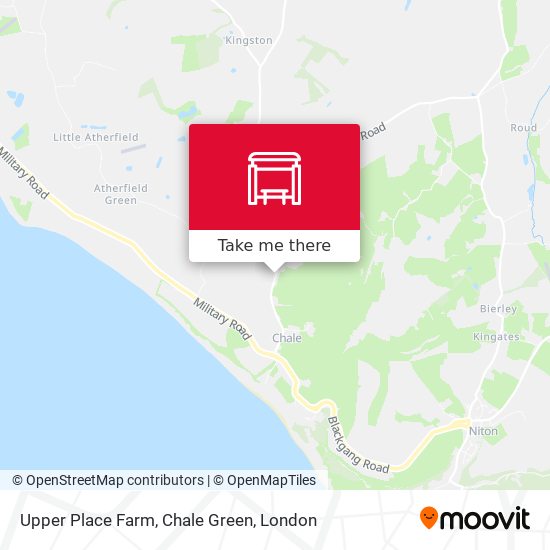 Upper Place Farm, Chale Green map