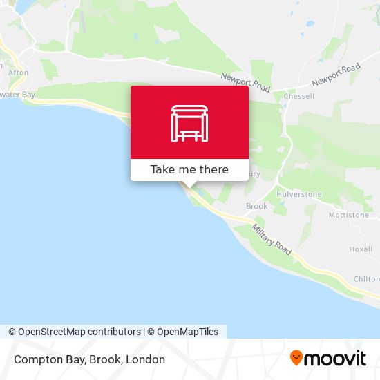Compton Bay, Brook map