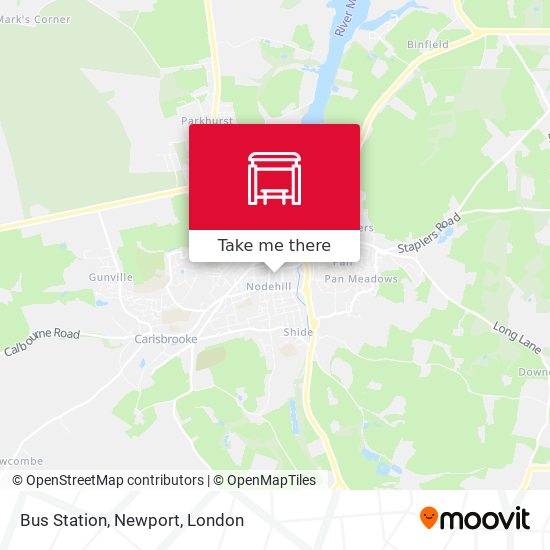 Bus Station, Newport map